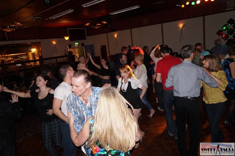 Dancing at an event in Prestin