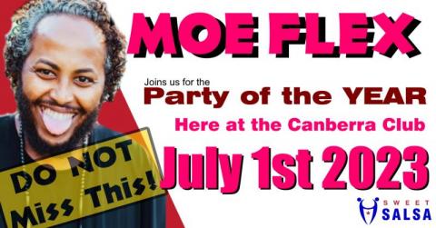 Extra special summer salsa party with special guest Moe Flex