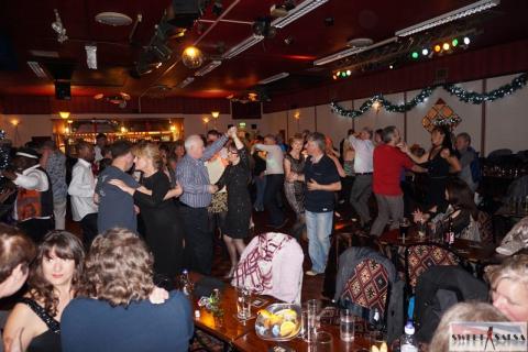 Salsa dancing at the Canberra Club in Preston Salsa dancing at the Canberra Club in Preston