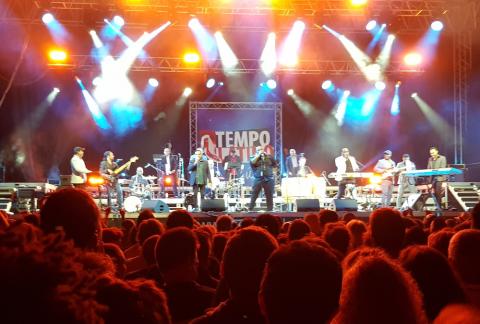 Abraham Abreu on stage at Tempo Latino 2019 Abraham Abreu on stage at Tempo Latino 2019