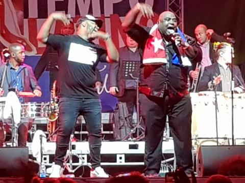 Abraham Abreu on the stage at Tempo Latino 2019 Abraham Abreu on the stage at Tempo Latino 2019