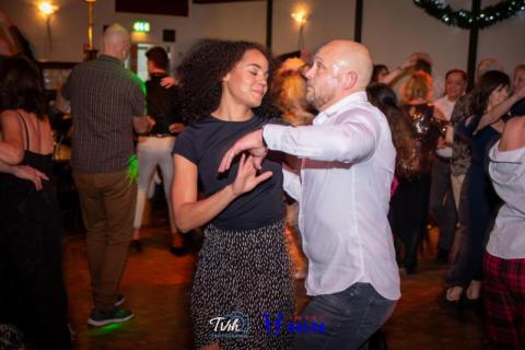 2 people dancing salsa at the Canberra