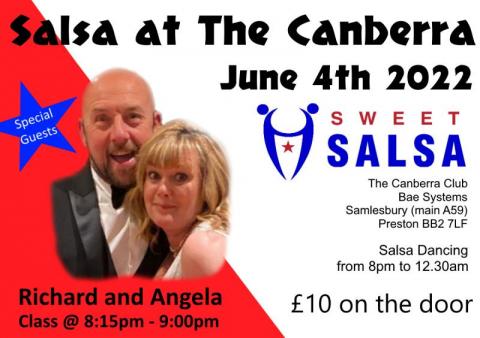 Richard and Angela salsa class
