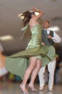 Couple salsa dancing - 6th April 2013