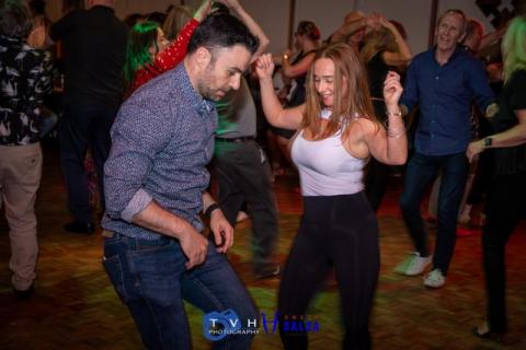 Salsa dancing at the Canberra Club Salsa dancing at the Canberra Club
