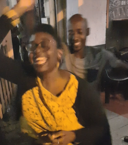 Enjoying the dance Enjoying the dance