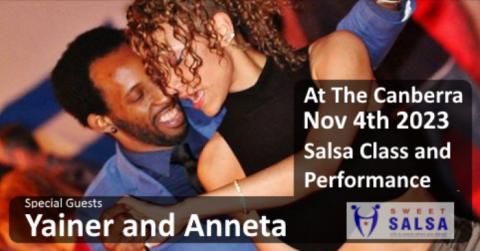 Yainer and Anneta Cuban Salsa dance performance