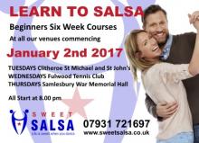 Learn to salsa in the Preston area in 2017