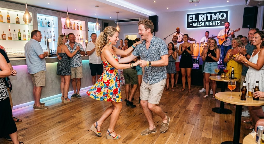 beginners learning to dance salsa